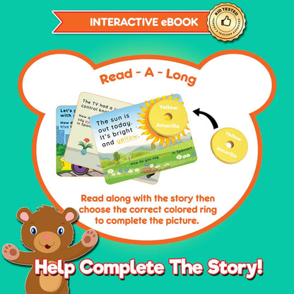 Baby Toys Wooden Stacking Rings - Bilingual Educational Toys for 2 Year Old | Learn Rainbow Colors in English & Spanish | Wood Building Blocks with Toddler Games Learning Activities Ebook