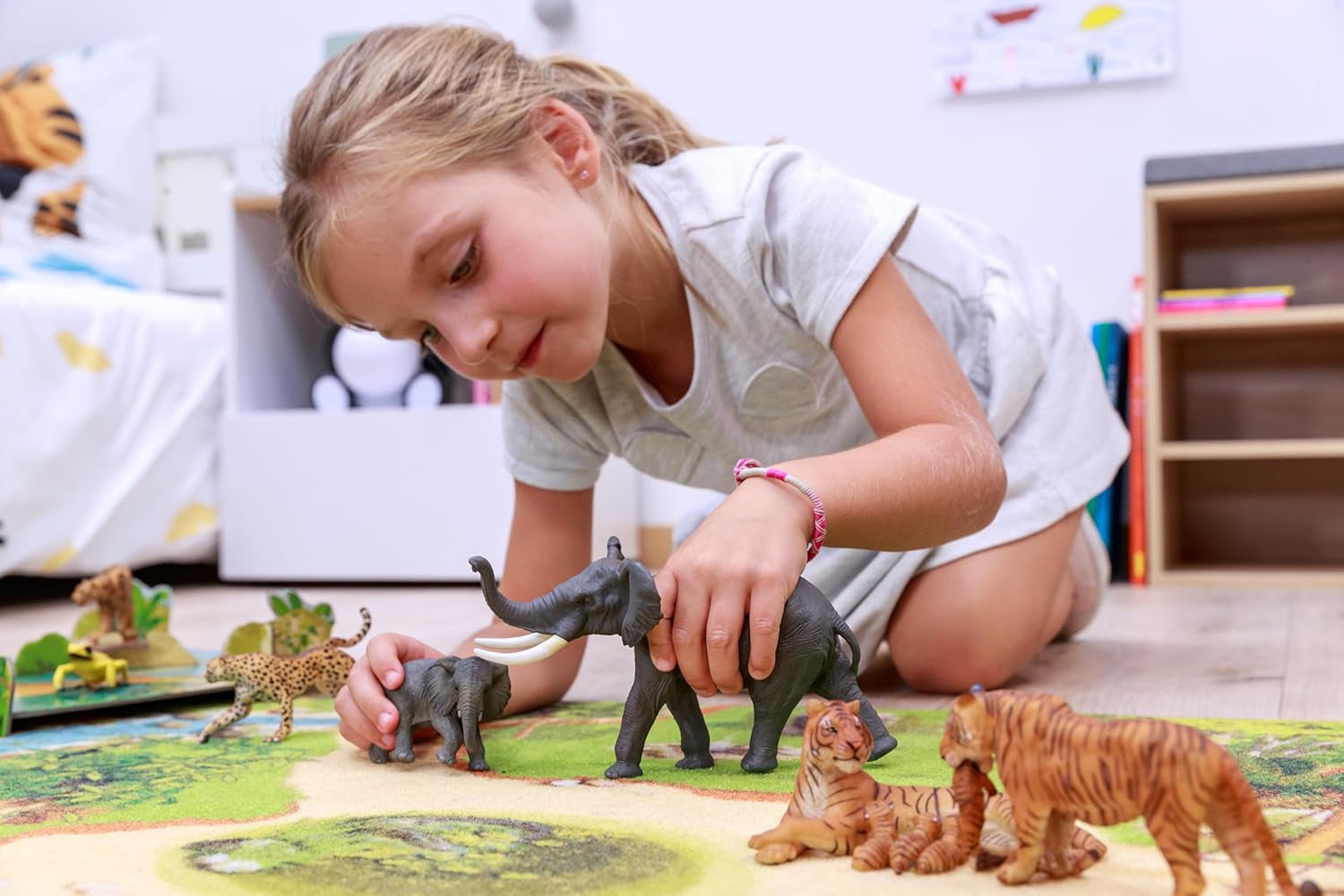 Wolf Cub Toy Figure 4.2Cm